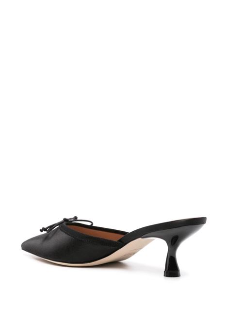 Black bow-detail satin mules Malone Souliers - women MALONE SOULIERS | ROSE452BLK